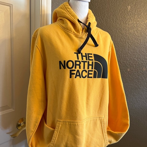 The North Face Men's Yellow Hoodie Sweater - Picture 4 of 5